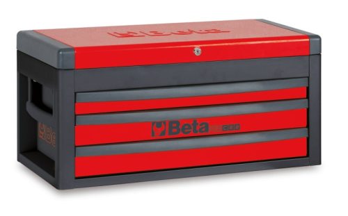 Beta RSC22-R 3 fiókos szerszámosláda ÜRES piros-fekete