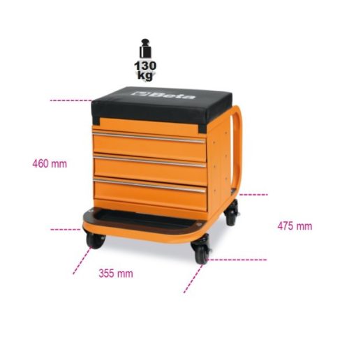 Beta 2258N-O Gurulós szerelőszék fiókkal