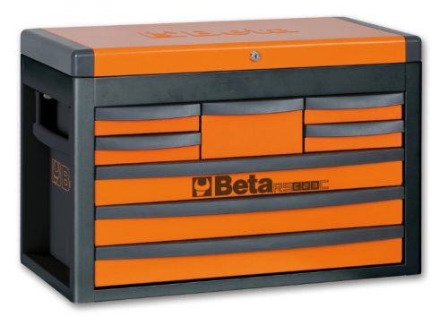 Beta RSC23C-O 8 fiókos szerszámosláda ÜRES narancs-fekete