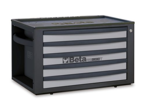 Beta RSC23T-G 5 fiókos szerszámosláda ÜRES fehér alumínium/antracit