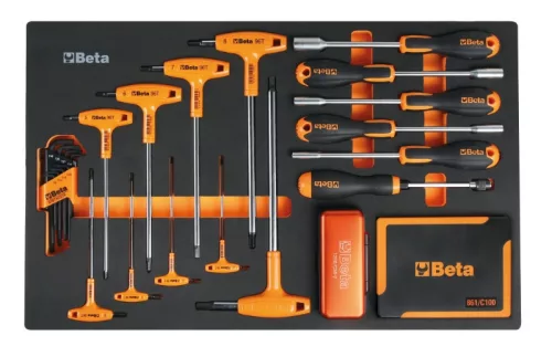 Beta 2400 RSC24/8-VAL Mobil görgős fülke 8 fiókkal és 445 szerszámból álló választékkal