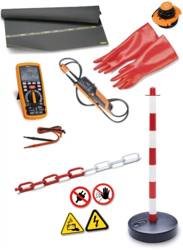 Beta 2400 RSC24/6-VEM 6 fiókos szerszámkocsi és 81 darabos szerszámkészlet hibrid és elektromos gépjárművek javításához és karbantartásához