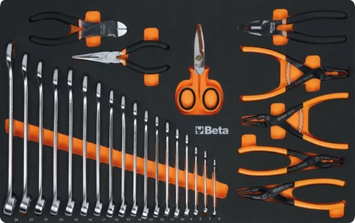 Beta 2400 RSC24/7-VA Mobil görgős fülke 7 fiókkal és 223 szerszámkészlettel