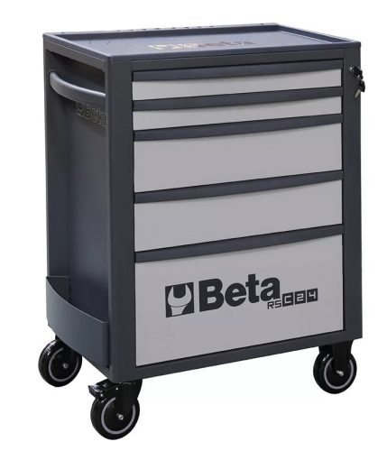 Beta RSC24/5-G 5 fiókos szerszámosláda ÜRES fehér alumínium/antracit