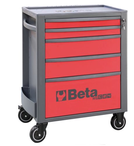 Beta RSC24/5-R 5 fiókos szerszámosláda ÜRES piros/antracit