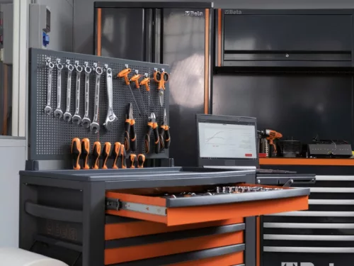 Beta RSC24/6-O 6 fiókos szerszámosláda ÜRES narancs/antracit