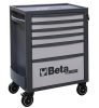 Beta RSC24/6-G 6 fiókos szerszámosláda ÜRES fehér alumínium/antracit