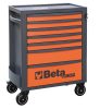 Beta RSC24/7-O 7 fiókos szerszámosláda ÜRES narancs/antracit