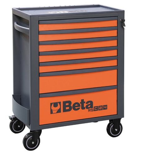 Beta RSC24/7-O 7 fiókos szerszámosláda ÜRES narancs/antracit