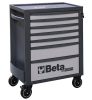 Beta RSC24/7-G 7 fiókos szerszámosláda ÜRES fehér alumínium/antracit