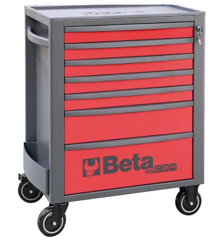 Beta RSC24/7-R 7 fiókos szerszámosláda ÜRES piros/antracit