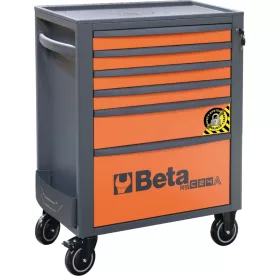   Beta RSC24A/6-O 6 fiókos szerszámkocsi borulásgátló rendszerrel ÜRES narancs