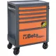 Beta RSC24A/6-O 6 fiókos szerszámkocsi borulásgátló rendszerrel ÜRES narancs