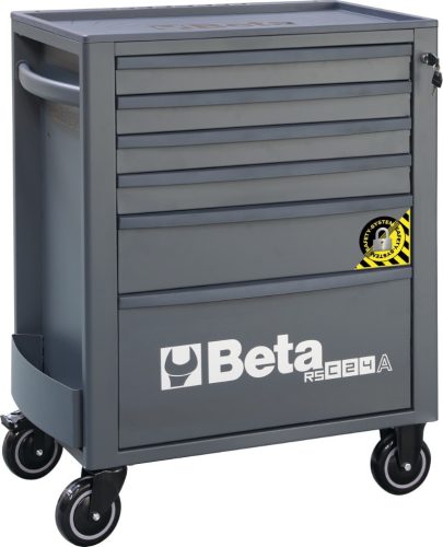 Beta RSC24A/6-A 6 fiókos szerszámkocsi borulásgátló rendszerrel ÜRES antracit