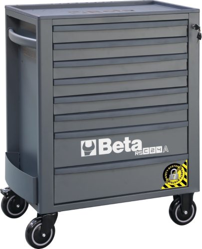 Beta RSC24A/8-A 8 fiókos szerszámkocsi borulásgátló rendszerrel ÜRES antracit