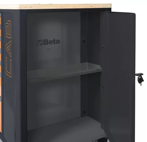 Beta RSC24L-CAB/O 7 fiókos szerszámkocsi szerszámszekrénnyel ÜRES narancs