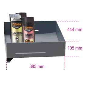   Beta RSC24AXLP/VL Oldalsó szerszámtálca a Beta RSC24AXLP/7 fiókos szerszámkocsihoz