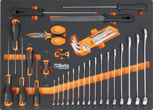 Beta BW C04BOX-A VU 6 fiókos szerszámkocsi 196 darabos szerszámkészlettel