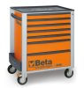 Beta BW 2400S-O7/E-M 7 fiókos szerszámkocsi 309 darabos szerszámkészlettel narancs