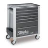Beta BW 2400S-G7/E-M 7 fiókos szerszámkocsi 309 darabos szerszámkészlettel szürke