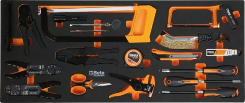 Beta BW 2400S-XLO9/E-XXL Worker 9 fiókos szerszámkocsi 716 darabos szerszámkészlettel