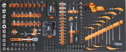 Beta BW 2400S-XLR9/E-XXL Worker 9 fiókos szerszámkocsi 716 darabos szerszámkészlettel