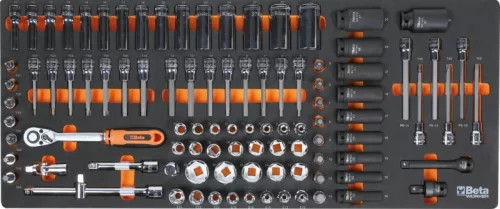Beta BW 2400S-XLR9/E-XXL Worker 9 fiókos szerszámkocsi 716 darabos szerszámkészlettel