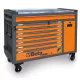 Beta BW RSC24AXXL/R Worker 8 fiókos szerszámkocsi borulásgátló rendszerrel, hosszú modell 1061 darabos szerszámkészlettel