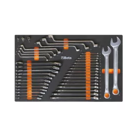   Beta M25 Habszivacs tálca csillag-villáskulcsokkal, csillagkulcsokkal