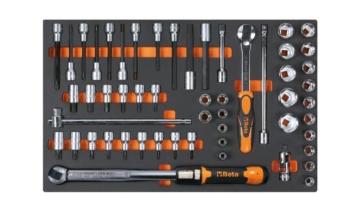 Beta M115 Habszivacs tálca 1/2”-os dugókulcsokkal