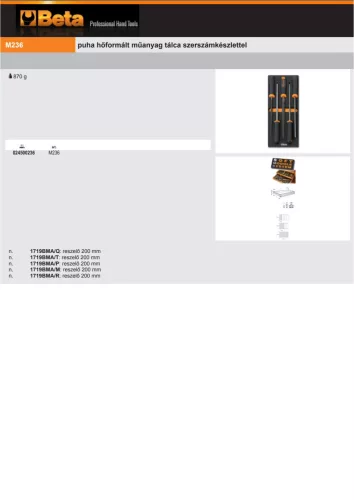 Beta M236 Habszivacs tálca reszelőkkel