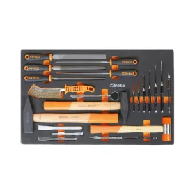   Beta M231 Habszivacs tálca reszelőkkel, kalapácsokkal, vágó és kiütőszerszámokkal