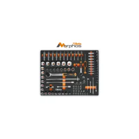   Beta MM100MH Habszivacs tálca 1/4"-os és 1/2"-os dugókulcsokkal