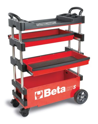 Beta C27S-R Szerszámkocsi összecsukható ÜRES piros