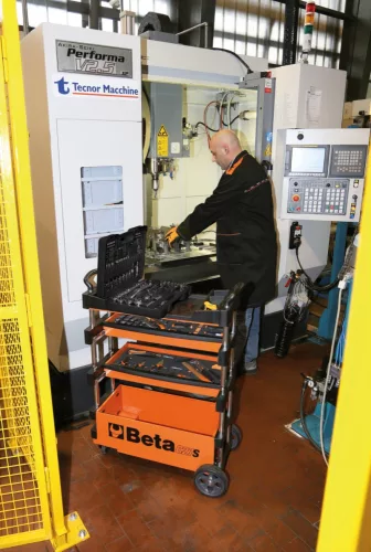 Beta C27S-R Szerszámkocsi összecsukható ÜRES piros