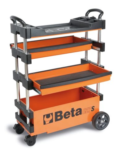 Beta 2700S-R/VU Összecsukható szerszámkocsi kültéri munkákhoz, 100 szerszámmal