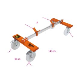   Beta 3007 Alváz alá illeszthető kocsi első/hátsó mechanika nélküli járművekhez