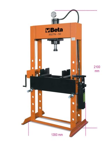Beta 3027N 100 Elektrohidraulikus motoros prés mozgó dugattyúval és csörlővel 100t