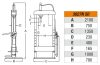 Beta 3027N 100 Elektrohidraulikus motoros prés mozgó dugattyúval és csörlővel 100t