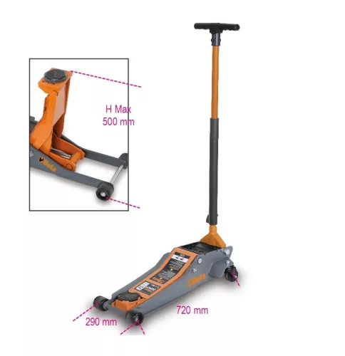 Beta 3029/2T  2 tonnás, 4 kerekes alacsony profilú hidraulikus emelő