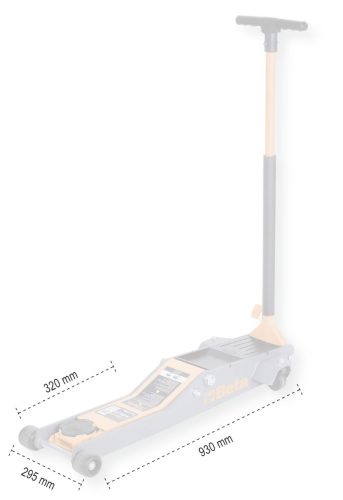 Beta 3029L/2T  Alacsony profilú hosszú krokodil emelő, 2 t