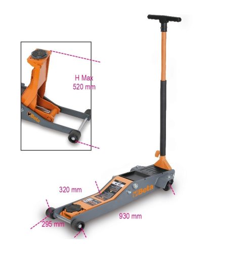 Beta 3029L/2T  Alacsony profilú hosszú krokodil emelő, 2 t