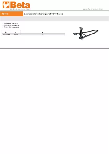 Beta 3043C Egykarú motorkerékpár állvány balos