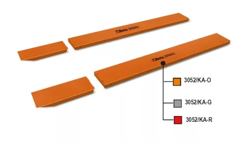 Beta 3050/KA-O Szélesítő készlet a 3050/600 emelőhöz narancs