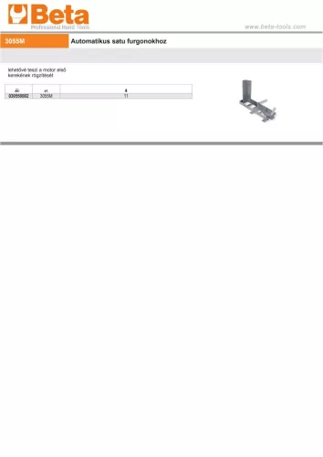 Beta 3055M Automatikus satu furgonokhoz