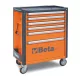 Beta C37/6-O 6 fiókos szerszámkocsi ÜRES narancs