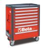 Beta C37/8-R 8 fiókos szerszámkocsi ÜRES piros
