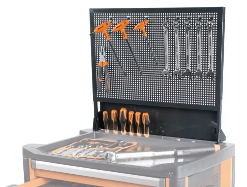 Beta 3700/PF Perforált panel konzollal a Beta C37 fiókos szerszám kocsihoz  ÜRES