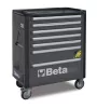 Beta C37A/7-O 7 fiókos szerszámkocsi borulásgátló rendszerrel ÜRES narancs