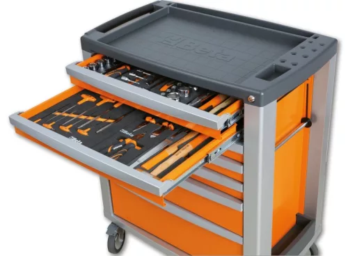 Beta C39/6-O 6 fiókos szerszámkocsi ÜRES narancs